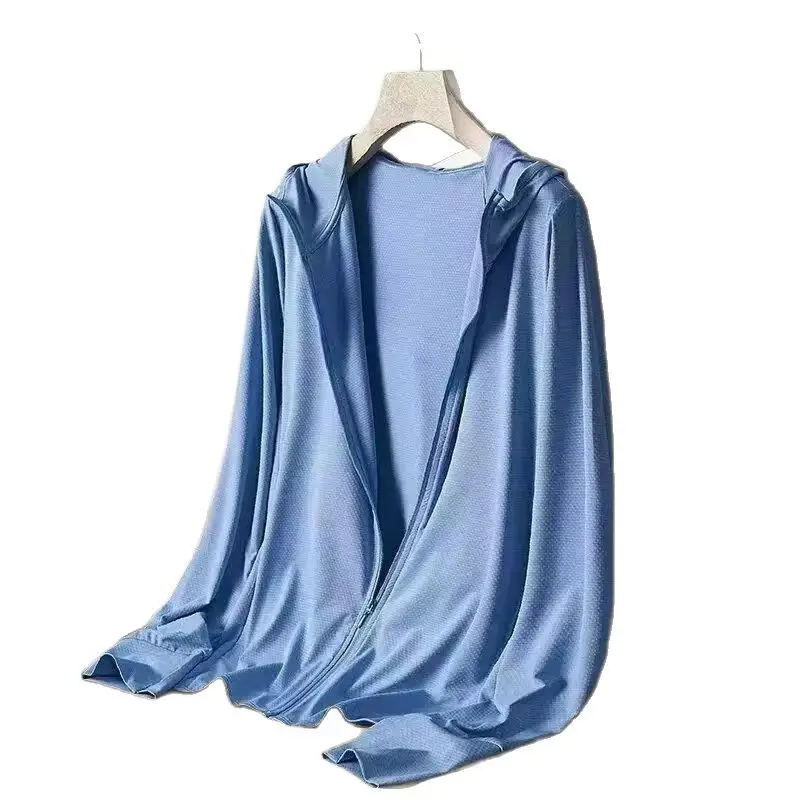 Men's Ice Silk Sun Proof Jacket 2026 Grey UPF50+ - Image 8