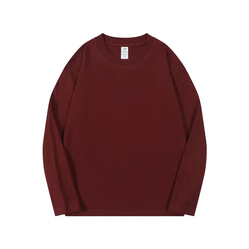 Dengjue Men Light Blue Long Sleeve T-Shirt 230G - Image 2