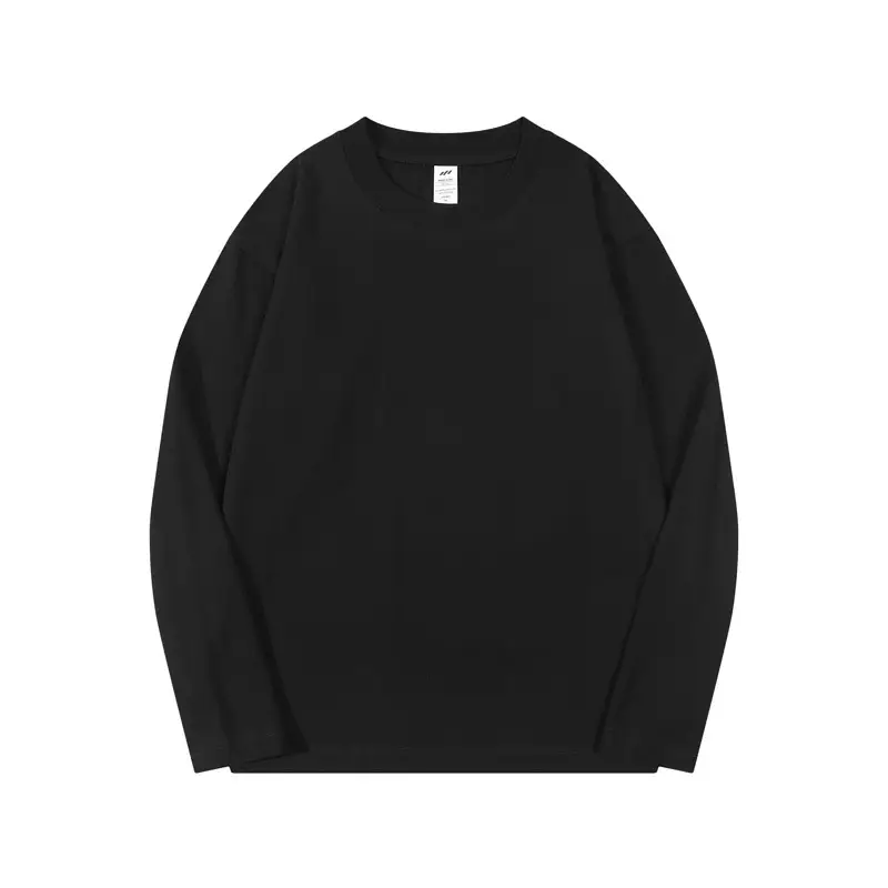 Dengjue Men Light Blue Long Sleeve T-Shirt 230G - Image 4