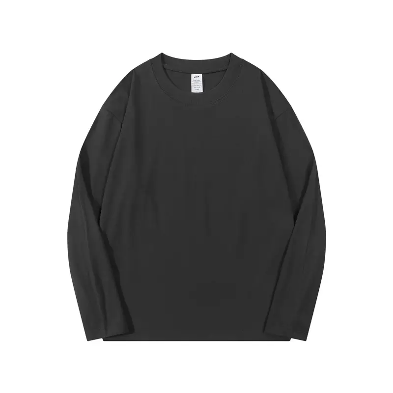 Dengjue Men Light Blue Long Sleeve T-Shirt 230G - Image 6