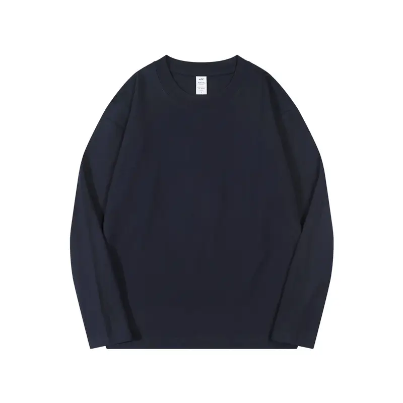 Dengjue Men Light Blue Long Sleeve T-Shirt 230G - Image 8