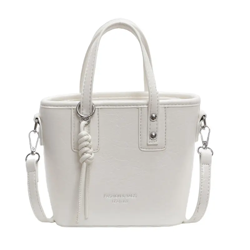 Red Nylon Bucket Bag for Women 2024 Summer - Image 2