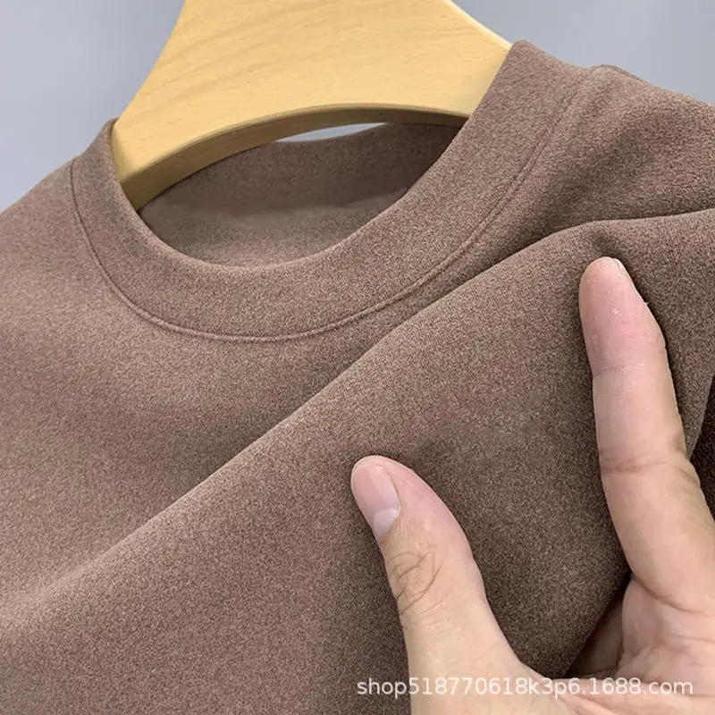 Men's Green Long Sleeve T-Shirt Sweatshirt - Image 30