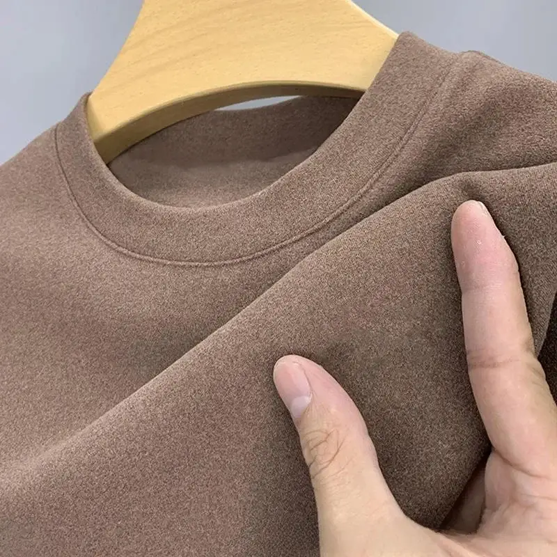 Men's Green Long Sleeve T-Shirt Sweatshirt - Image 4