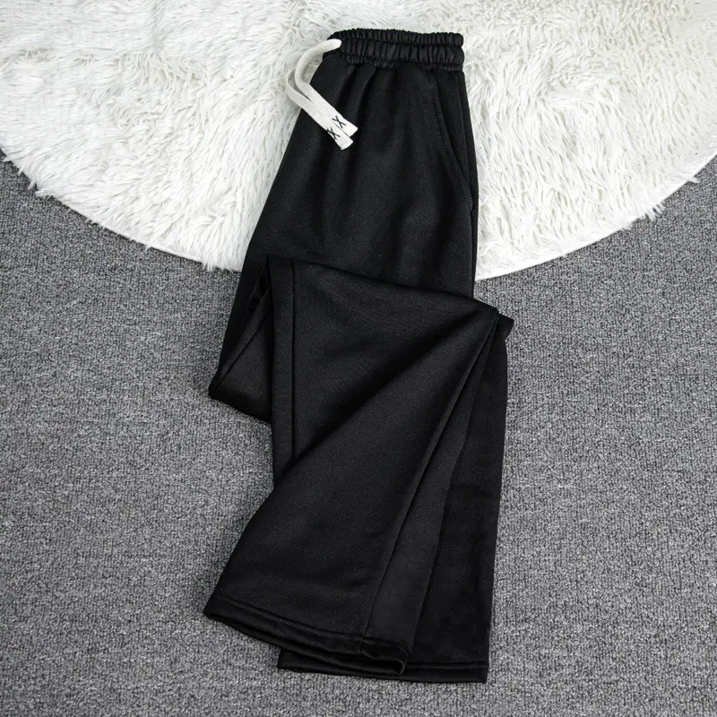 2024 Spring Boys Girls Gray Drawstring Pants - Image 6
