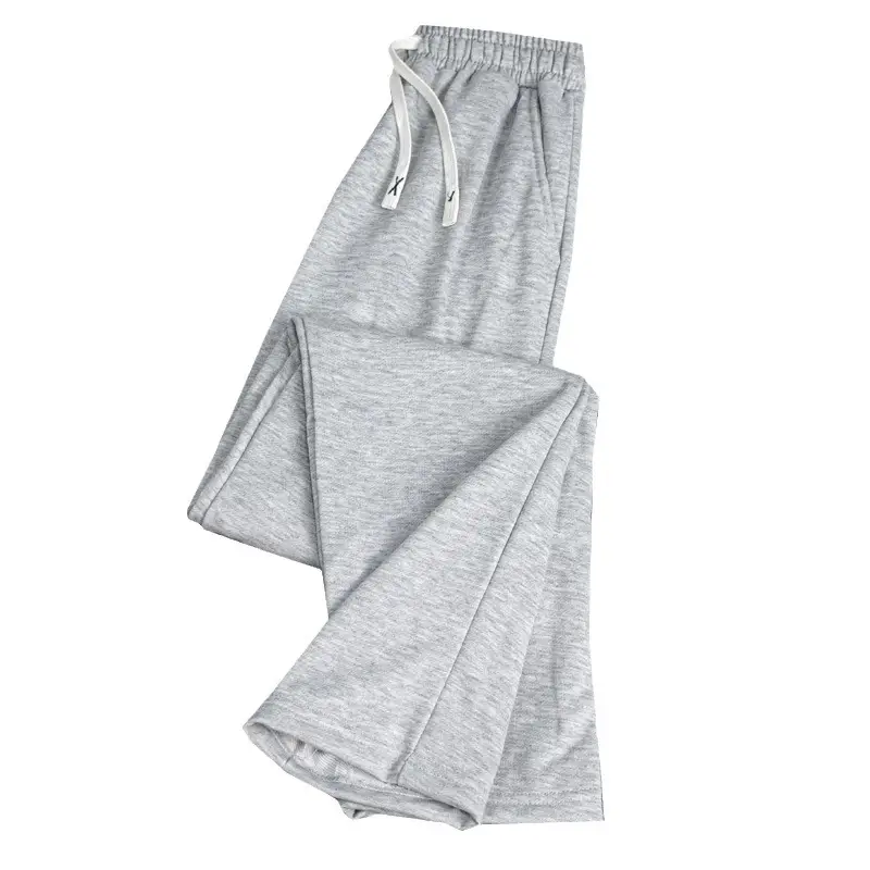 2024 Spring Boys Girls Gray Drawstring Pants - Image 8