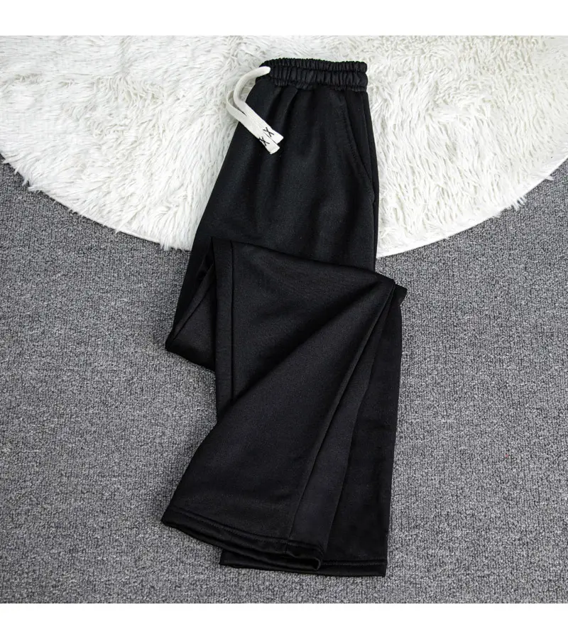 2024 Spring Boys Girls Gray Drawstring Pants — feature 8