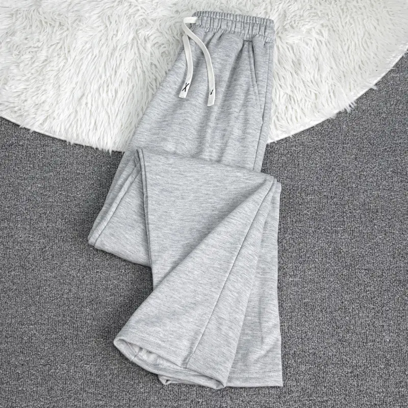 2024 Spring Boys Girls Gray Drawstring Pants - Image 2