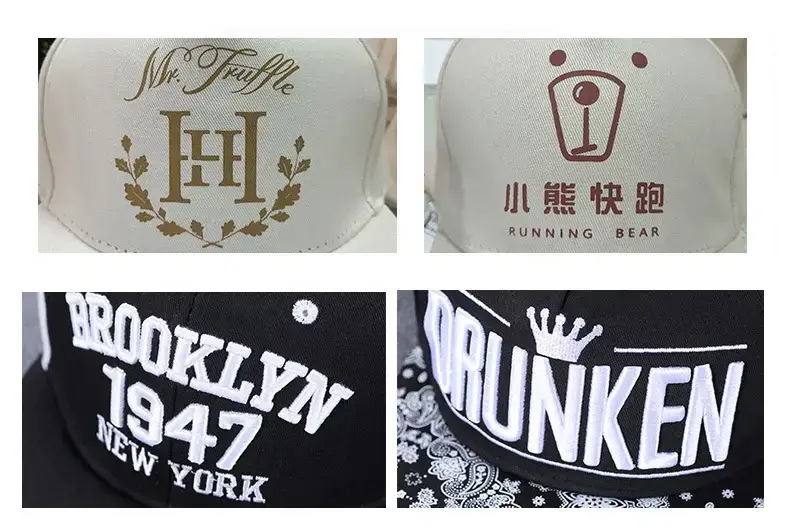 Pure Cotton Map Cap with Embroidered Logo — feature 7