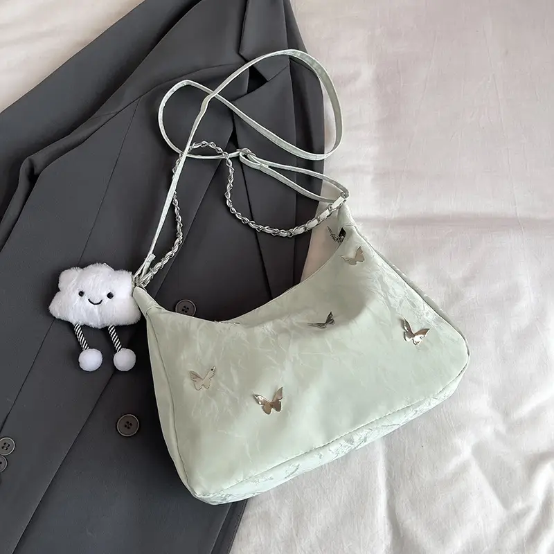 Black Butterfly Messenger Bag for Women 2024 - Image 2
