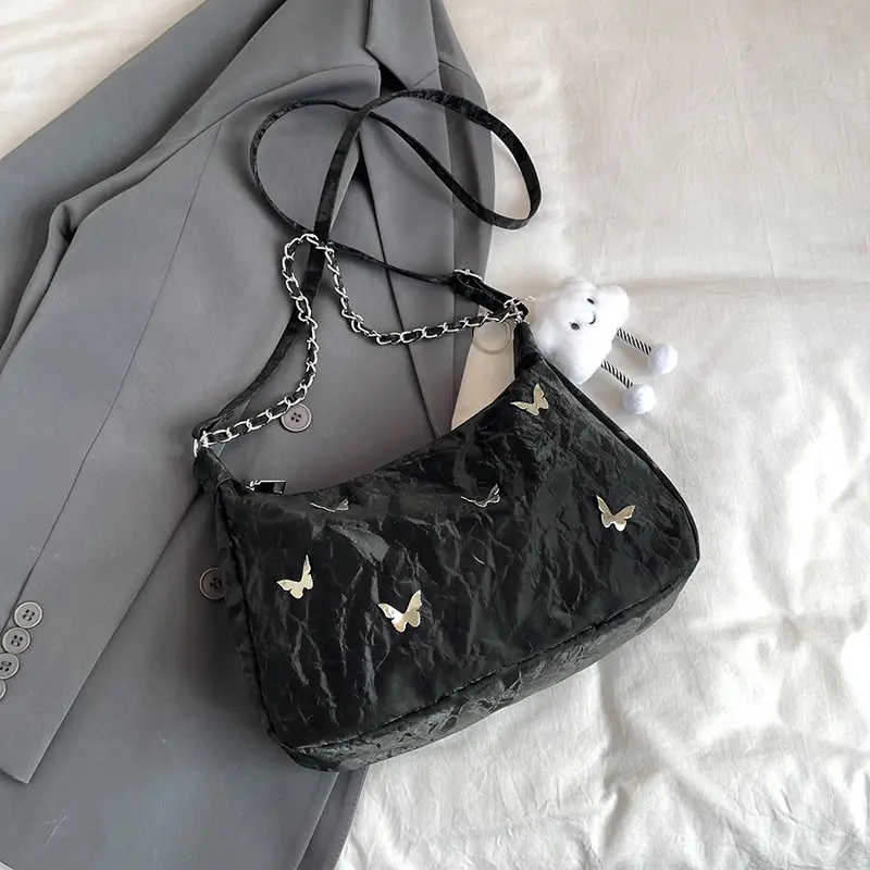 Black Butterfly Messenger Bag for Women 2024 - Image 5