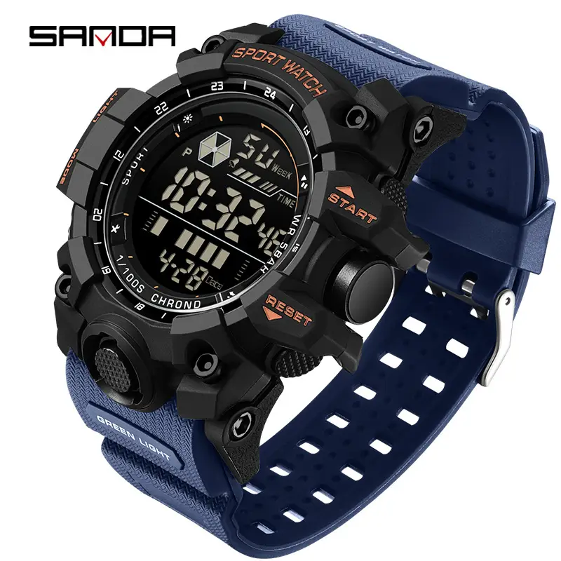 Sanda Youth Waterproof Digital Watch 24HMS - Image 12