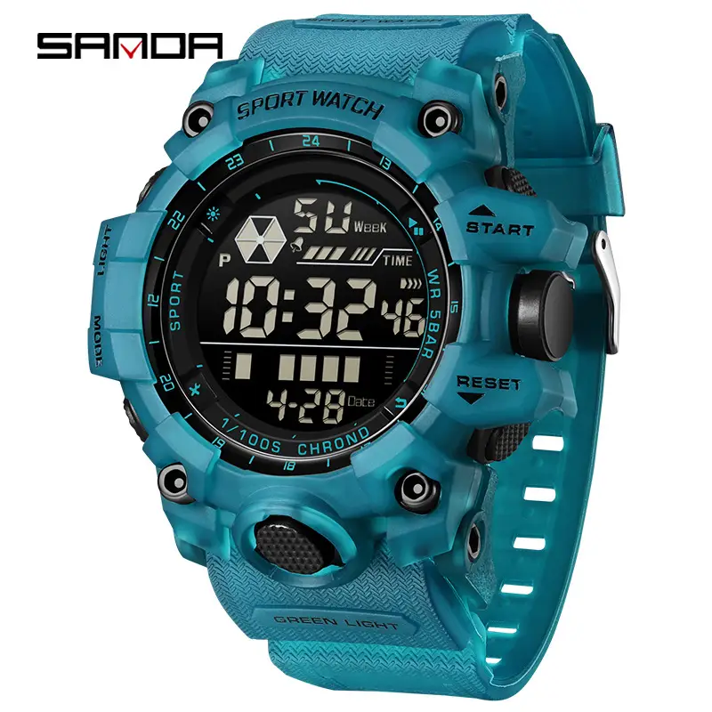 Sanda Youth Waterproof Digital Watch 24HMS - Image 7
