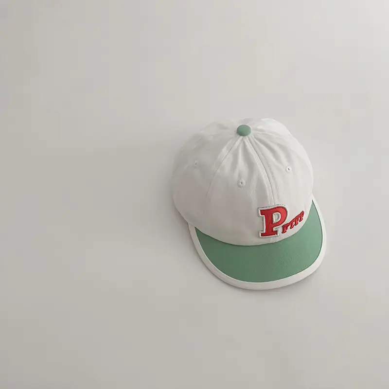 Yipan Pink Embroidered Baby Cap Autumn Winter 2025 - Image 2
