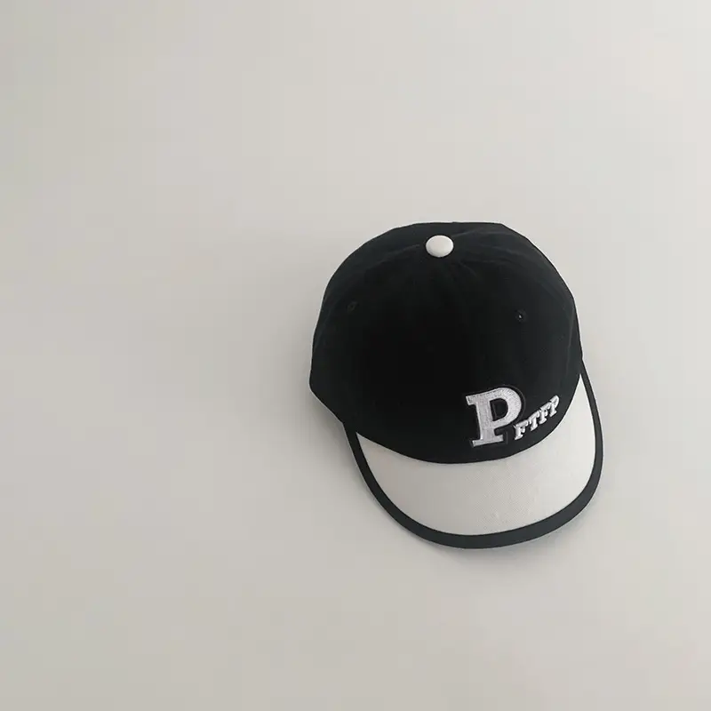 Yipan Pink Embroidered Baby Cap Autumn Winter 2025 - Image 4