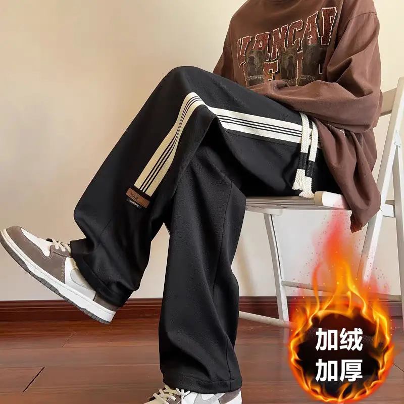 Heavy Wool Pants for Boys All-Match Wide Leg Casual Wear - Image 4