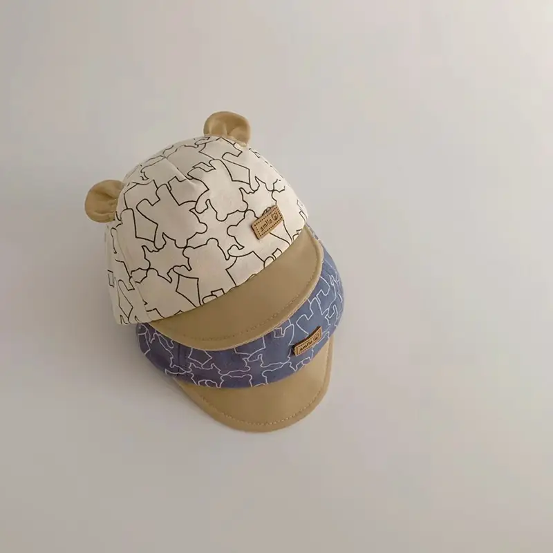 Yipan Korean Baby Hat 2025 Duckbill Cap Newborn Soft Brim Baseball Cap - Image 6