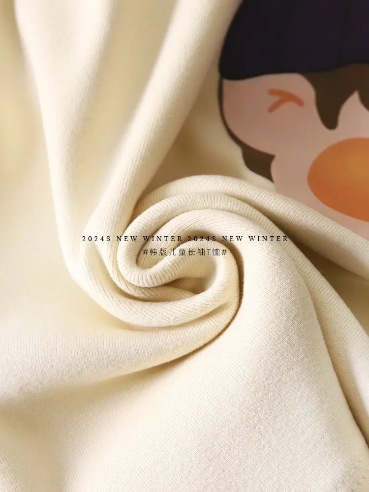 Children's Cotton Long Sleeve T-Shirt with Cartoon Print - Image 5
