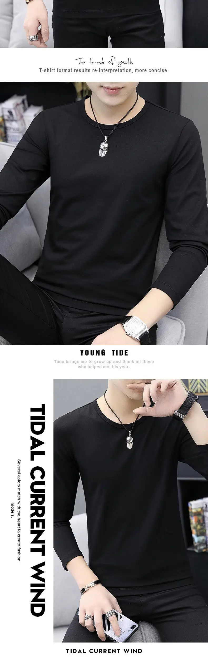 Men V-neck Fleece Lined Thermal Shirt Grey Winter Long Sleeve — feature 10