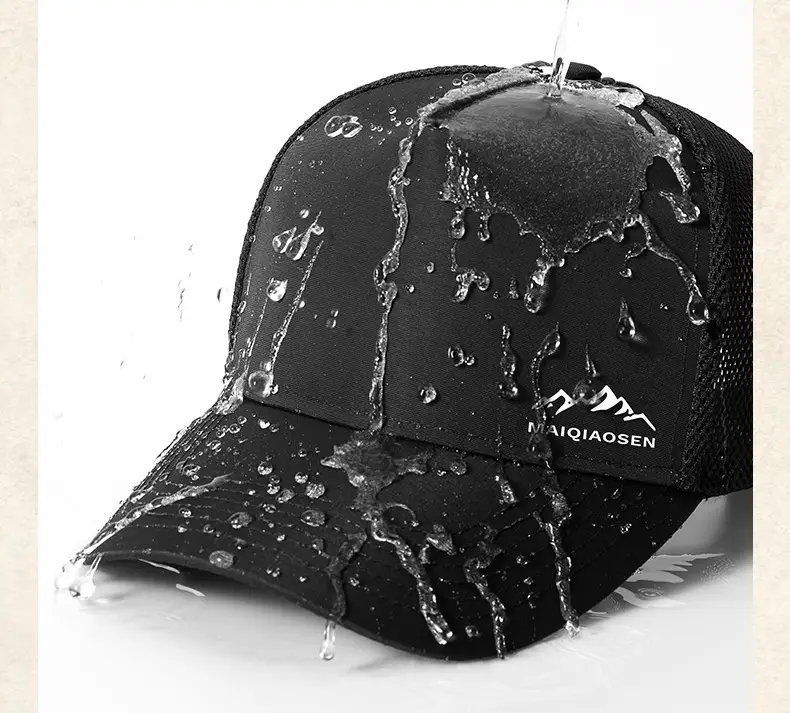 Men Printed Mesh Suncap Blue Camping Cycling Mountaineering — feature 11