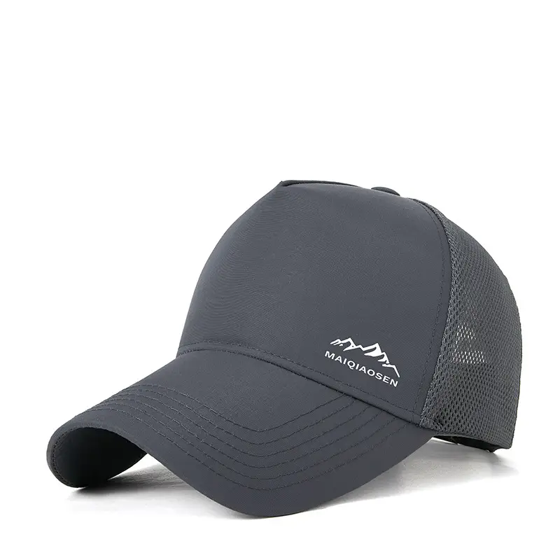 Men Printed Mesh Suncap Blue Camping Cycling Mountaineering - Image 3