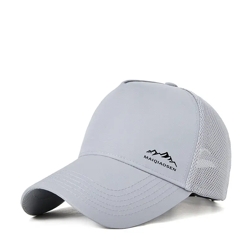Men Printed Mesh Suncap Blue Camping Cycling Mountaineering - Image 4