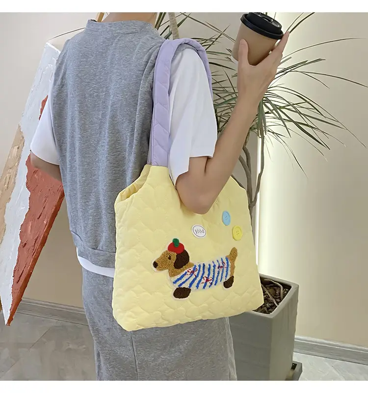 Cute Embroidered Puppy Backpack for Students — feature 20