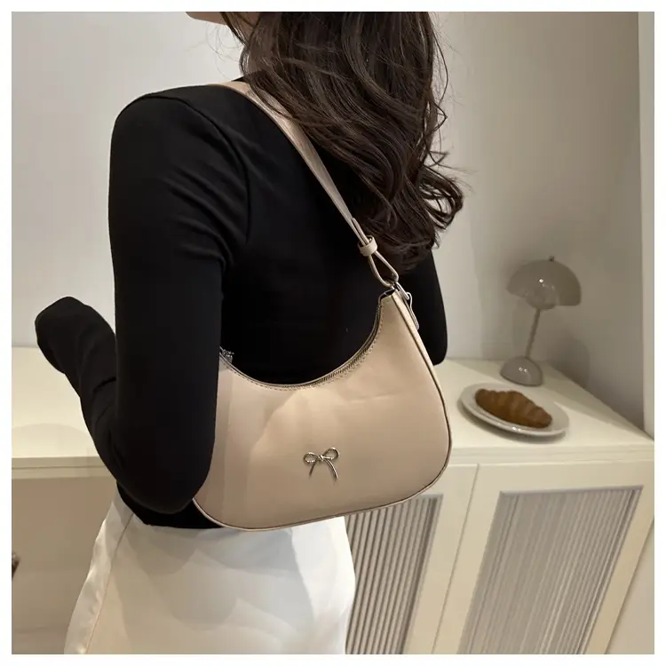 Silver Bow Pouch for Women Casual Shoulder Bag — feature 16