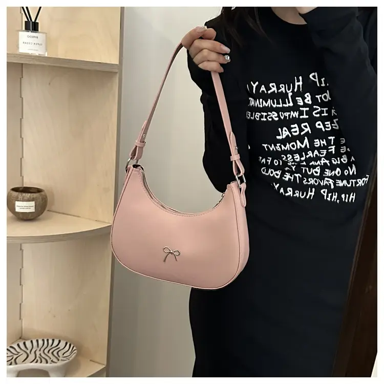 Silver Bow Pouch for Women Casual Shoulder Bag — feature 19