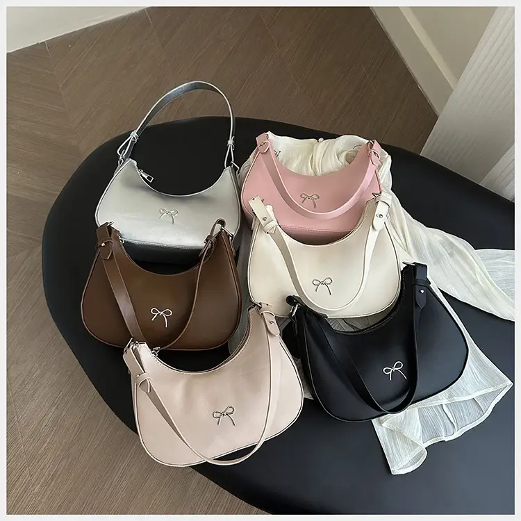 Silver Bow Pouch for Women Casual Shoulder Bag — feature 20