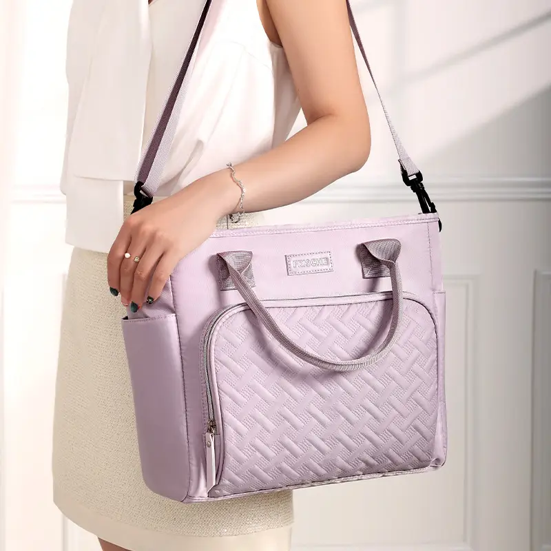 Bei Lian Purple Heat Preservation Lunch Bag - Image 7