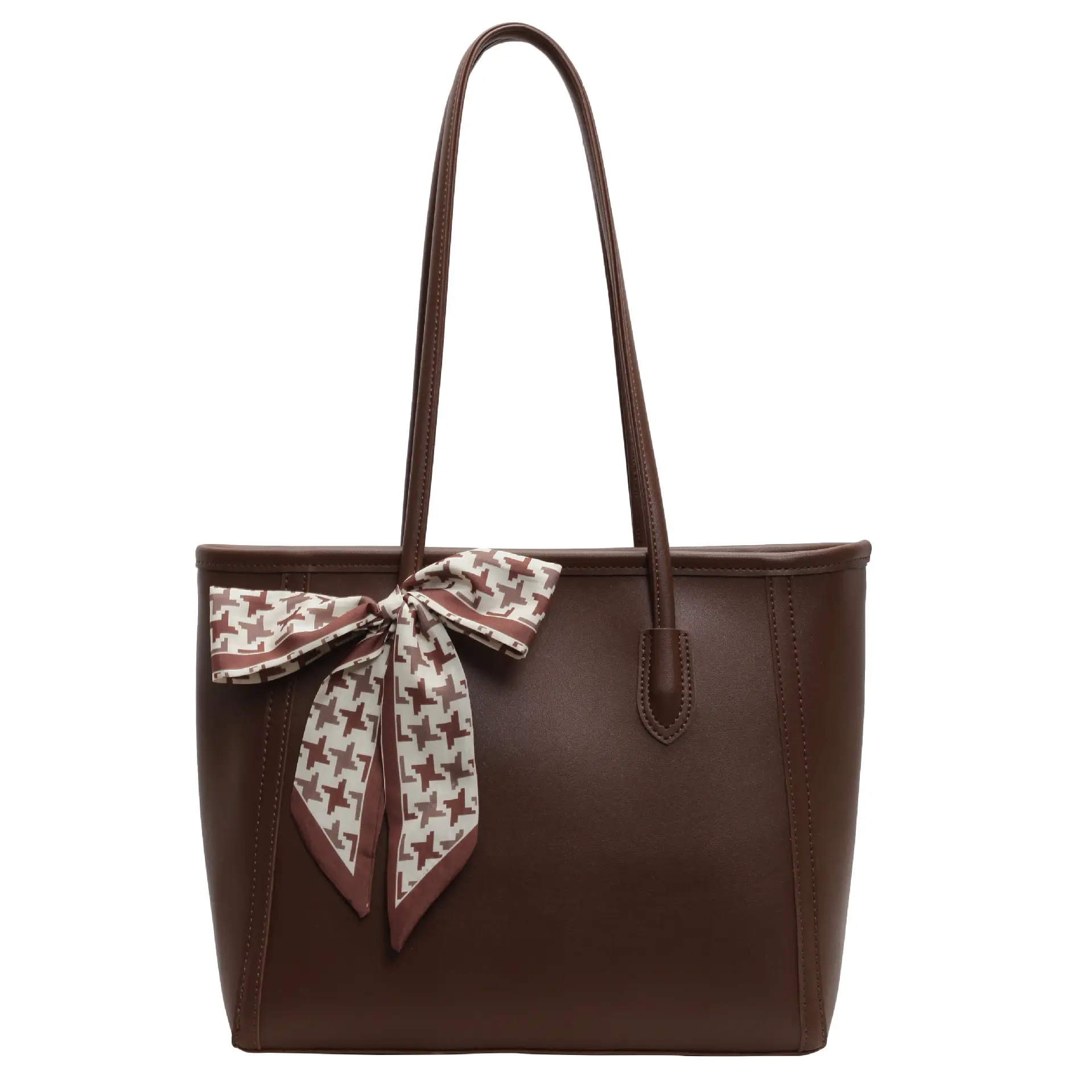 Black Silk Bow Scarf Bag for Women 2025 - Image 8