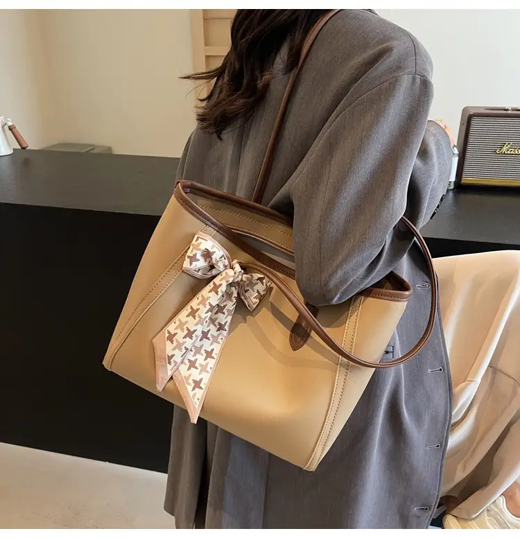 Black Silk Bow Scarf Bag for Women 2025 — feature 30