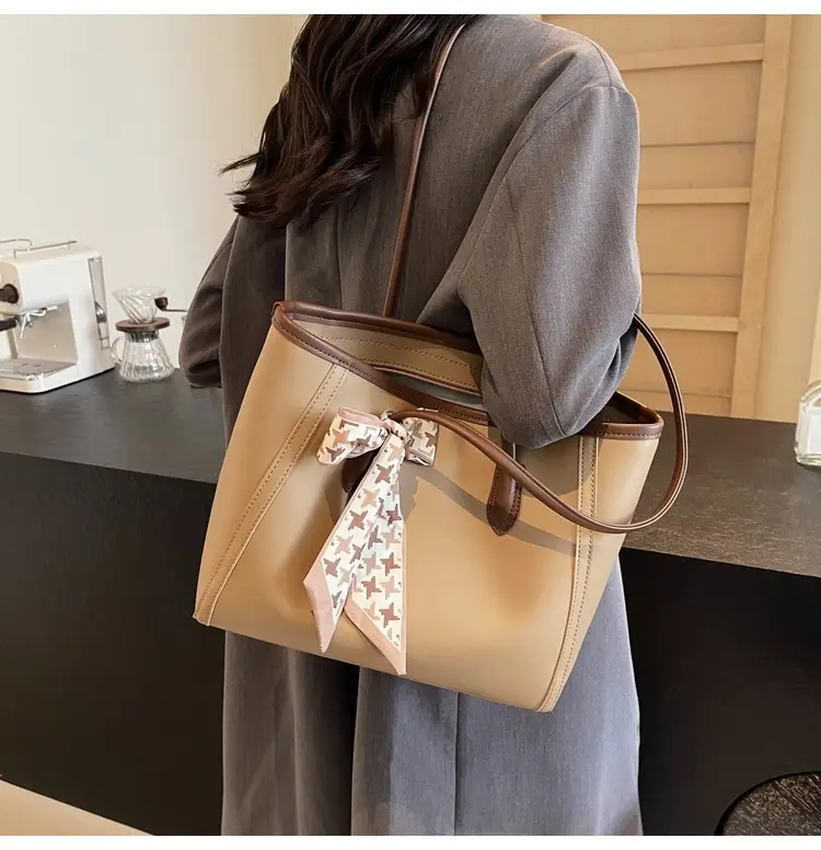 Black Silk Bow Scarf Bag for Women 2025 — feature 31