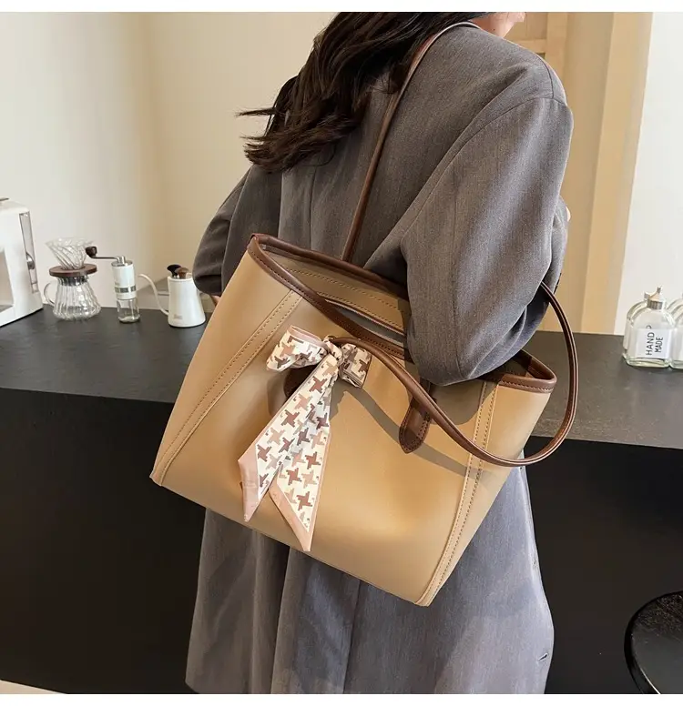 Black Silk Bow Scarf Bag for Women 2025 — feature 32