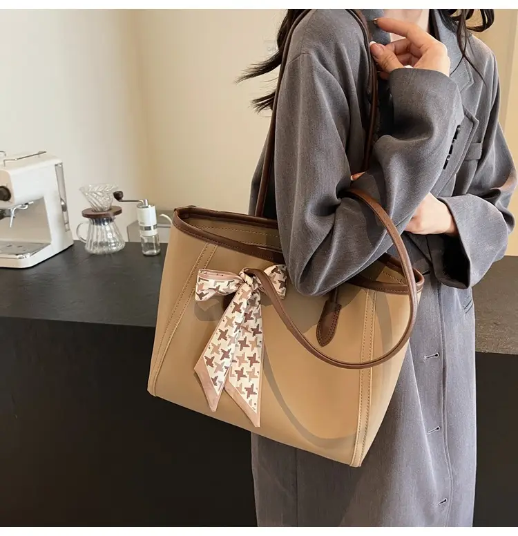 Black Silk Bow Scarf Bag for Women 2025 — feature 33