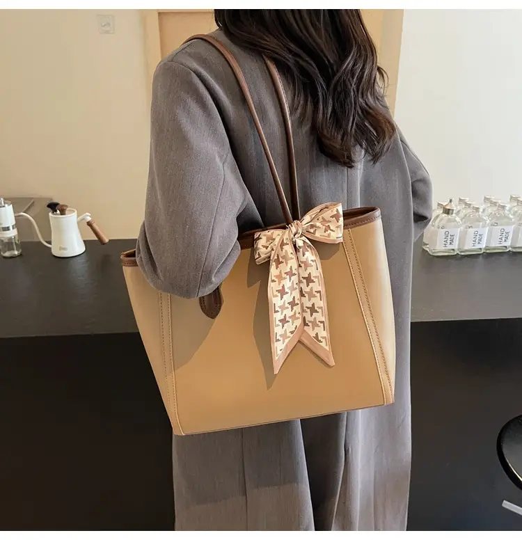 Black Silk Bow Scarf Bag for Women 2025 — feature 35