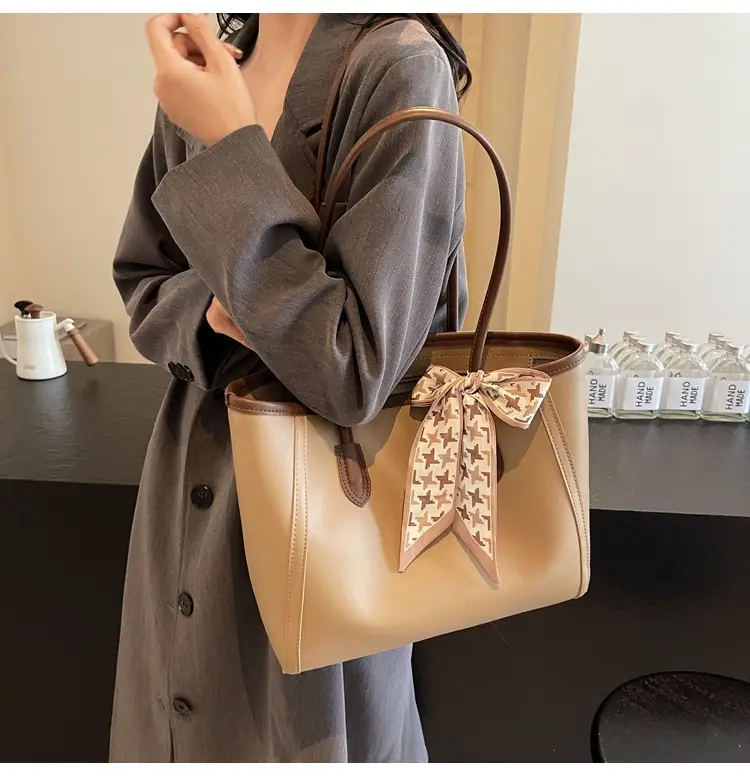 Black Silk Bow Scarf Bag for Women 2025 — feature 36