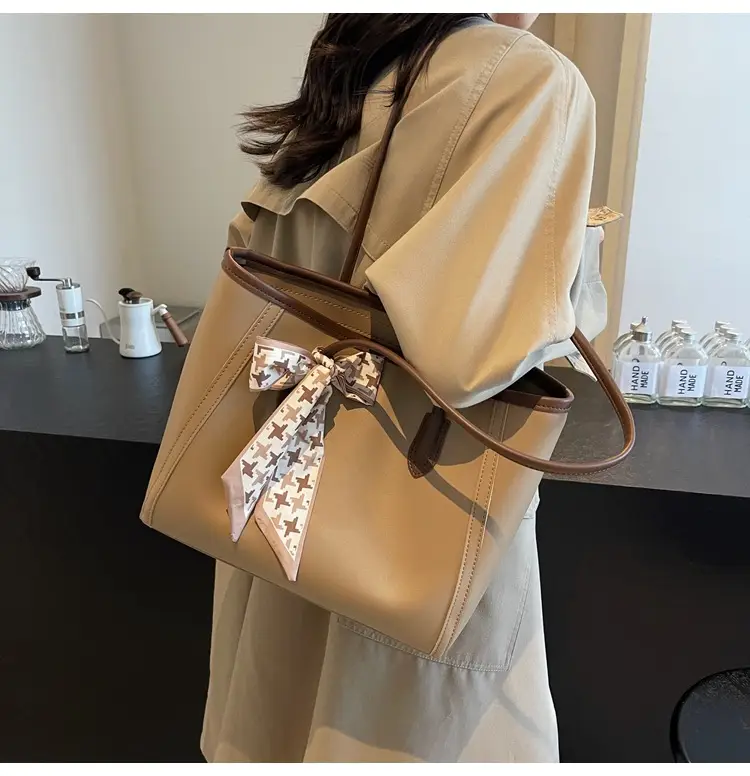 Black Silk Bow Scarf Bag for Women 2025 — feature 38
