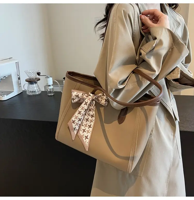 Black Silk Bow Scarf Bag for Women 2025 — feature 39