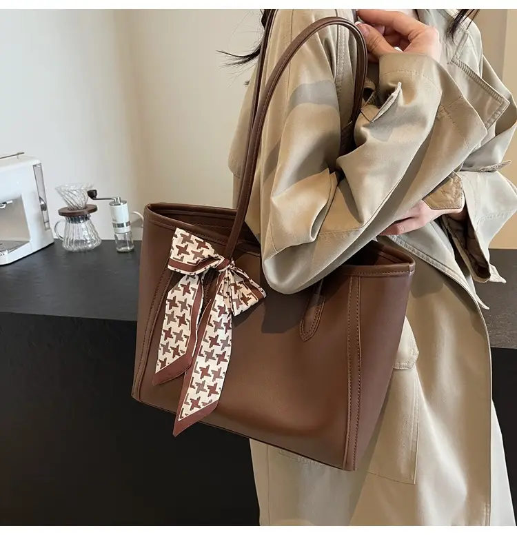 Black Silk Bow Scarf Bag for Women 2025 — feature 42