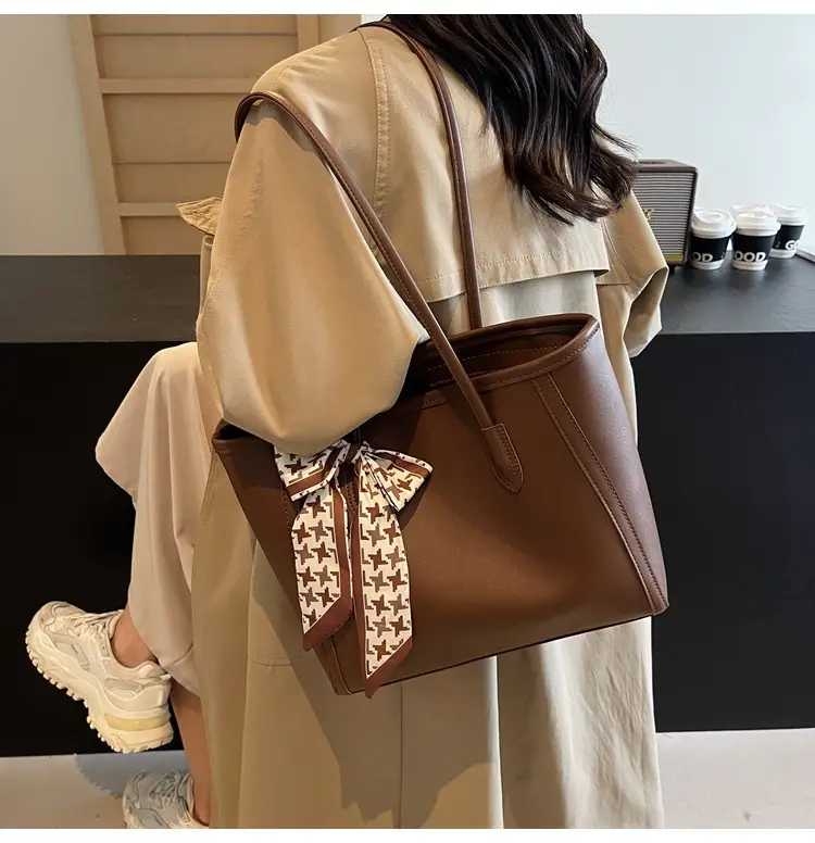 Black Silk Bow Scarf Bag for Women 2025 — feature 43