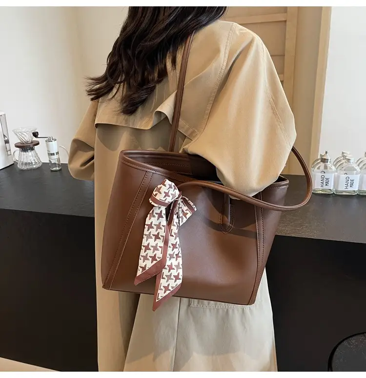 Black Silk Bow Scarf Bag for Women 2025 — feature 47