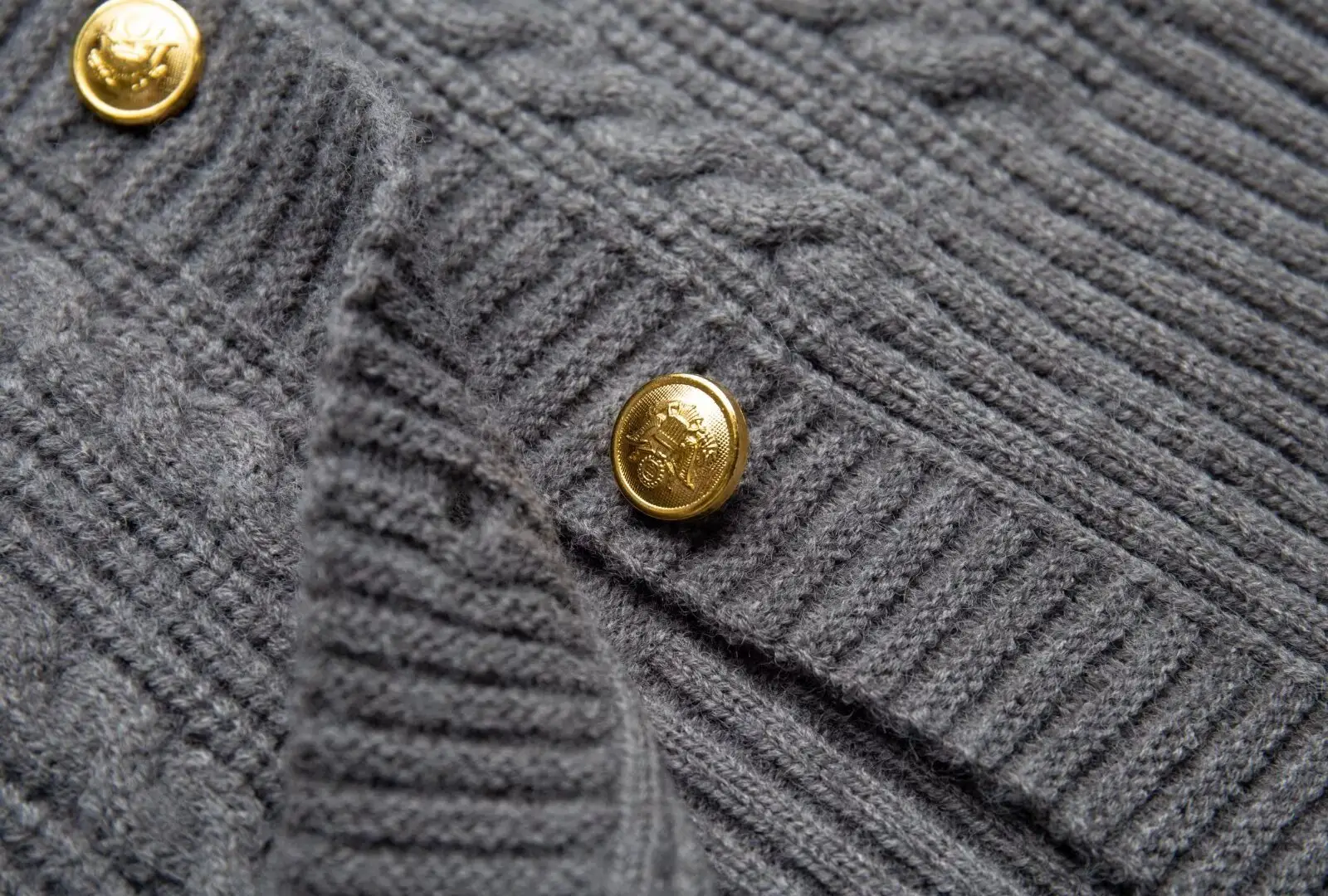 Women's Dark Blue Knitted Cardigan Sweater Autumn Wear — feature 13