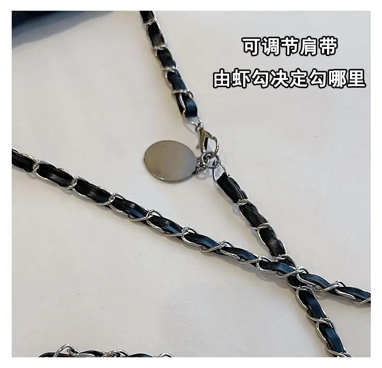 Mini Rhomboid Chain Bag with Star Diamond Design — feature 7