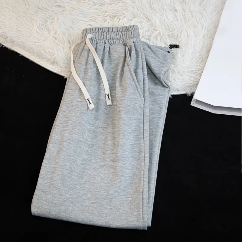Black Loose Fit American Pants Men Women 2024 Spring - Image 6