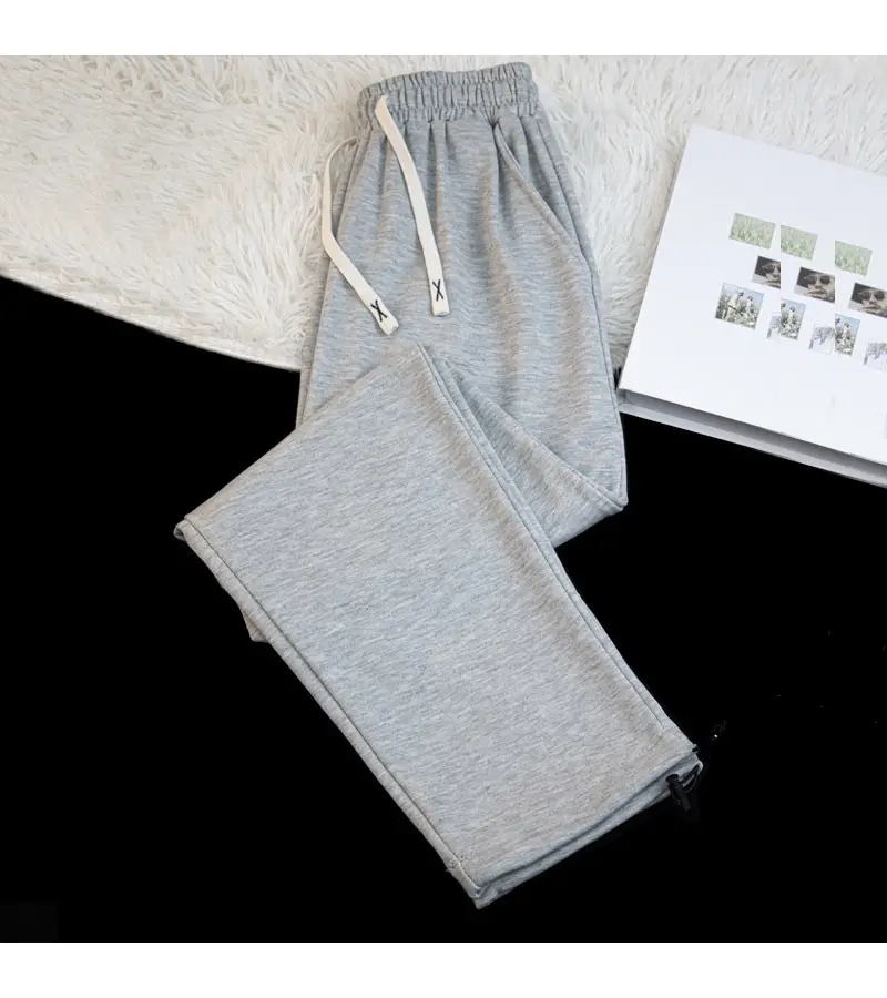 Black Loose Fit American Pants Men Women 2024 Spring — feature 12