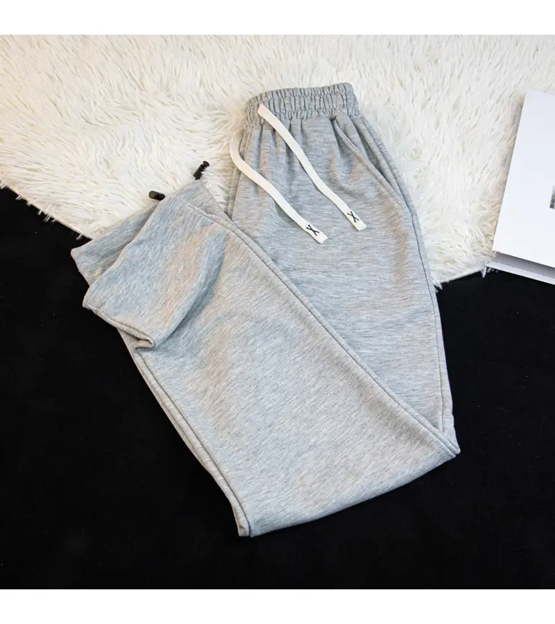 Black Loose Fit American Pants Men Women 2024 Spring — feature 7