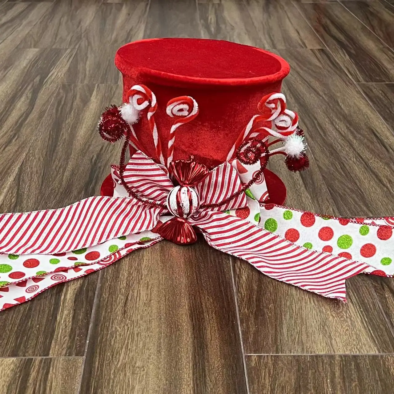 Red Crossbody Bag with Striped Bow for Kids — feature 9