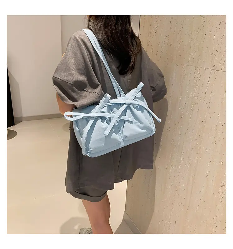 Pink Bow Shoulder Bag for Women Large Capacity Casual Commuter — feature 29